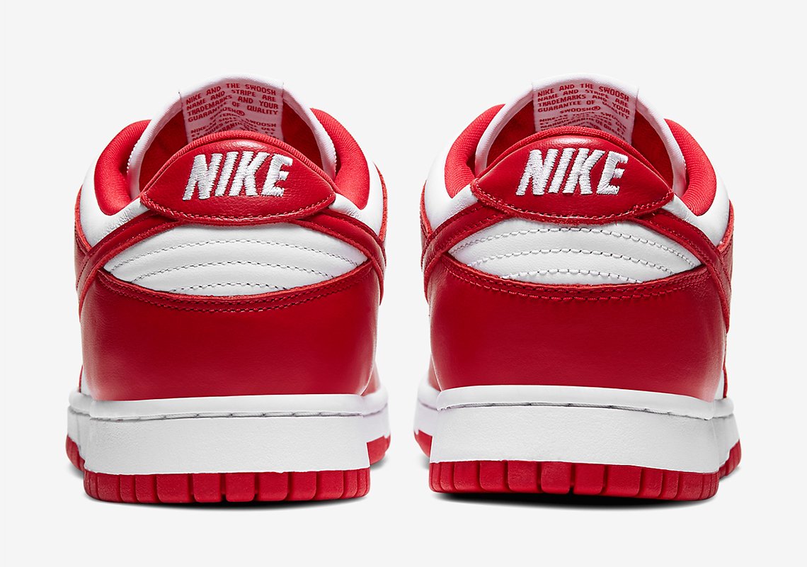 NIKE DUNK LOW UNIVERSITY RED - The Edit Man London Online