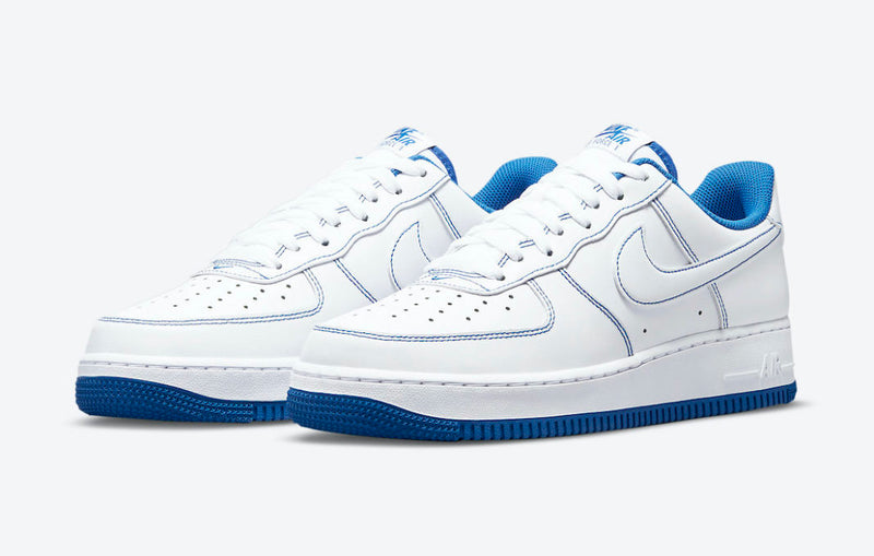 LOUIS VUITTON NIKE AIR FORCE 1 LOW BLANCO AZUL REAL - The Edit LDN