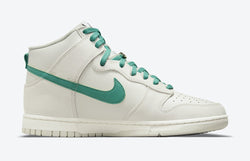 NIKE DUNK HIGH FIRST USE LIGHT BONE GREEN NOISE - The Edit LDN