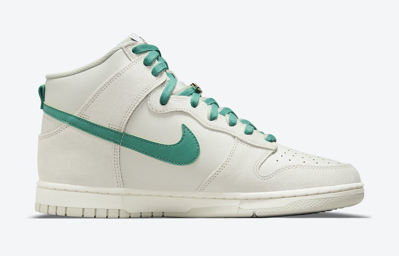 NIKE DUNK HIGH FIRST USE LIGHT BONE GREEN NOISE - The Edit LDN