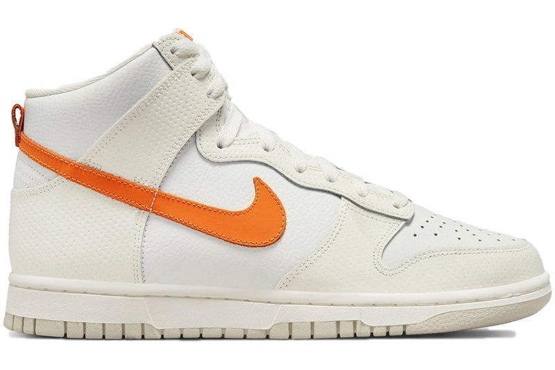 nike dunk high white orange