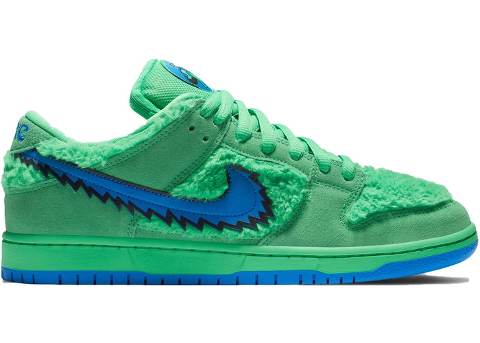 NIKE SB DUNK LOW GRATEFUL DEAD BEARS GREEN - The Edit Man London Online