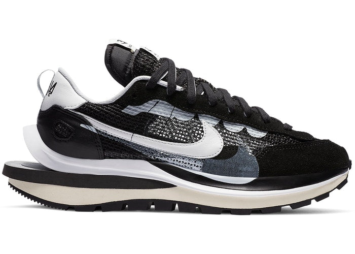 NIKE SACAI VAPORWAFFLE BLACK WHITE - The Edit LDN