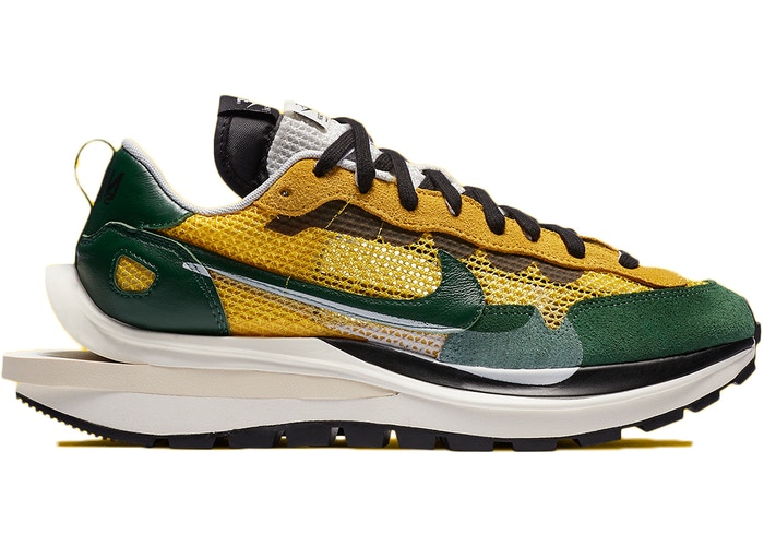 NIKE SACAI VAPORWAFFLE TOUR YELLOW STADIUM GREEN - brand new with