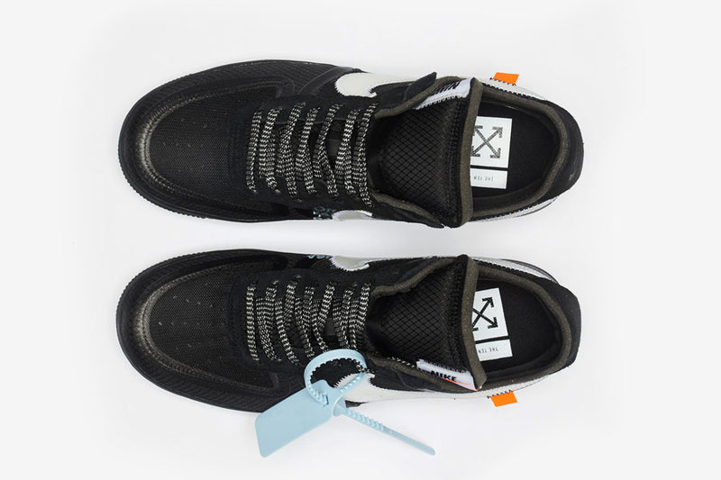 NIKE AIR FORCE 1 X OFF-WHITE BLACK - The Edit LDN