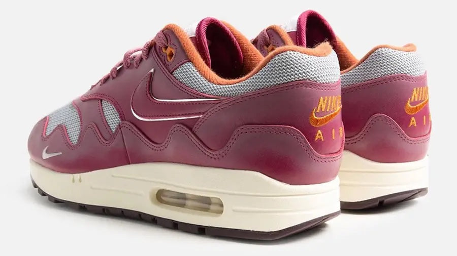 PATTA X NIKE AIR MAX 1 WAVES RUSH MAROON - The Edit LDN