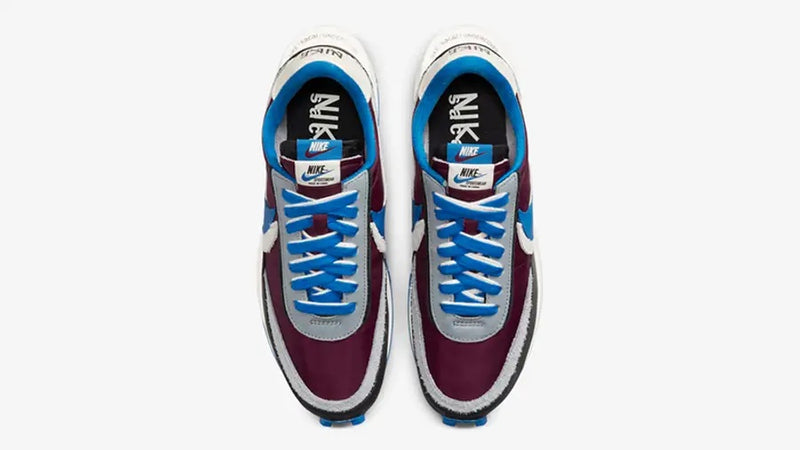 UNDERCOVER X SACAI X NIKE LD WAFFLE SACAI UNDERCOVER NIGHT MAROON TEAM ROYAL - The Edit LDN