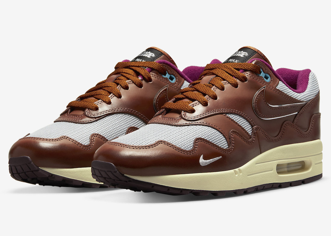 NIKE AIR MAX 1 PATTA THE NEXT WAVE DARK RUSSET