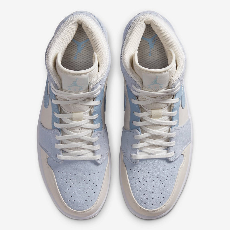 JORDAN 1 MID MIXED TEXTURES BLUE - The Edit LDN