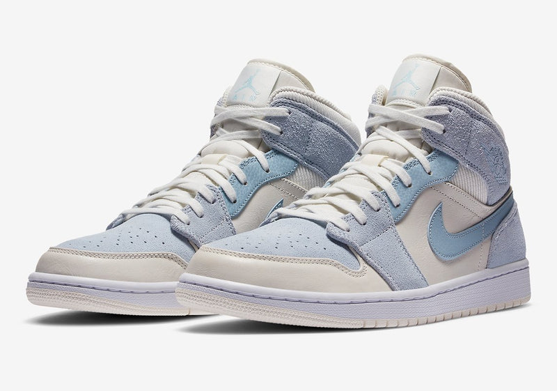 JORDAN 1 MID MIXED TEXTURES BLUE - The Edit LDN