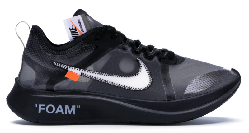 NIKE ZOOM FLY OFF-WHITE BLACK SILVER - The Edit Man London Online