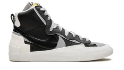 NIKE BLAZER MID SACAI BLACK GREY - The Edit Man London Online