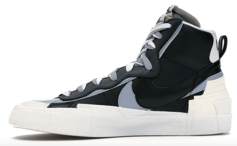 NIKE BLAZER MID SACAI BLACK GREY - The Edit Man London Online