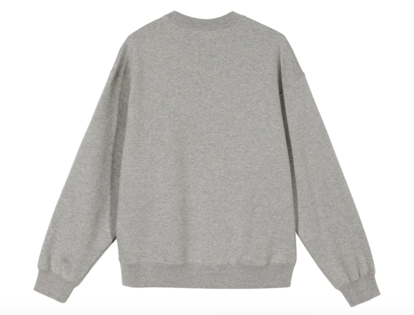 NIKE X STUSSY CREW FLEECE GREY - The Edit Man London Online