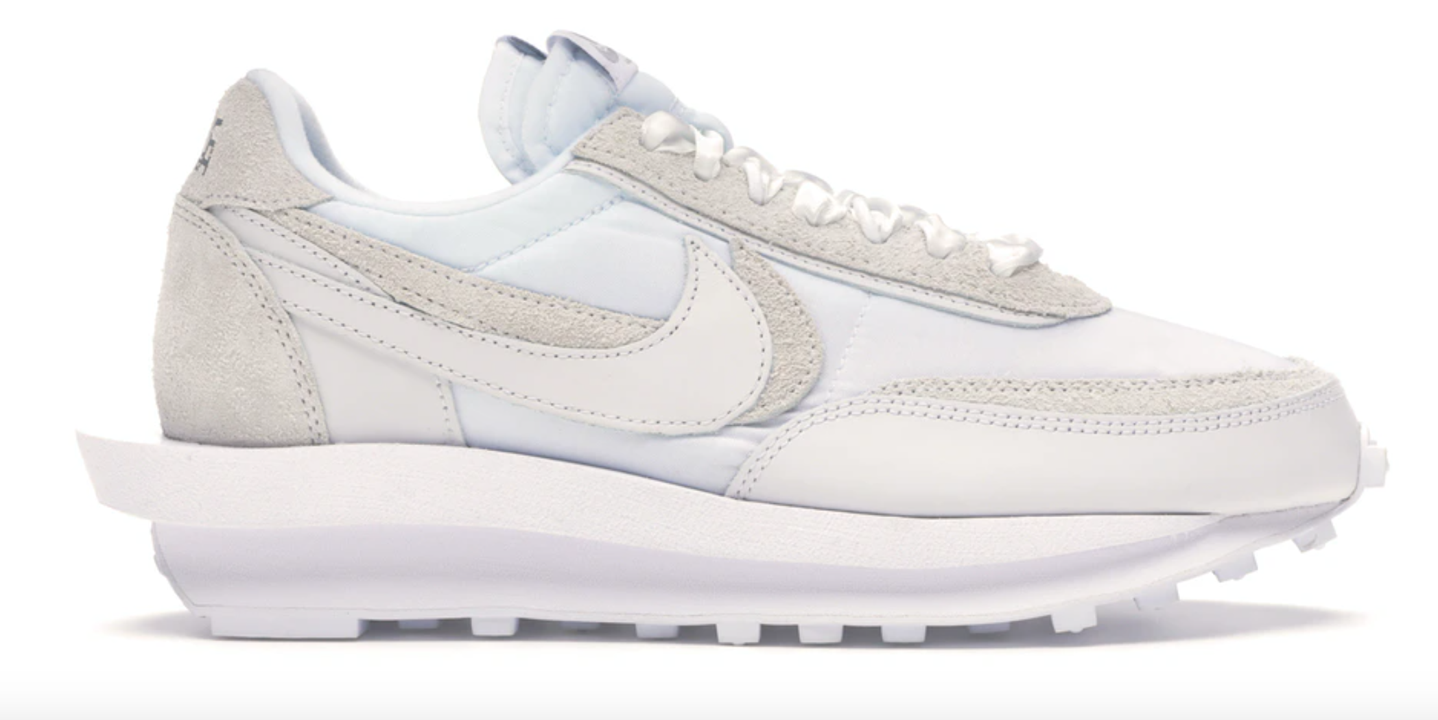 NIKE LD WAFFLE SACAI WHITE NYLON