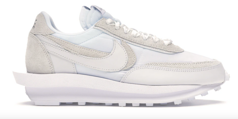 NIKE LD WAFFLE x SACAI WHITE NYLON - The Edit Man London Online