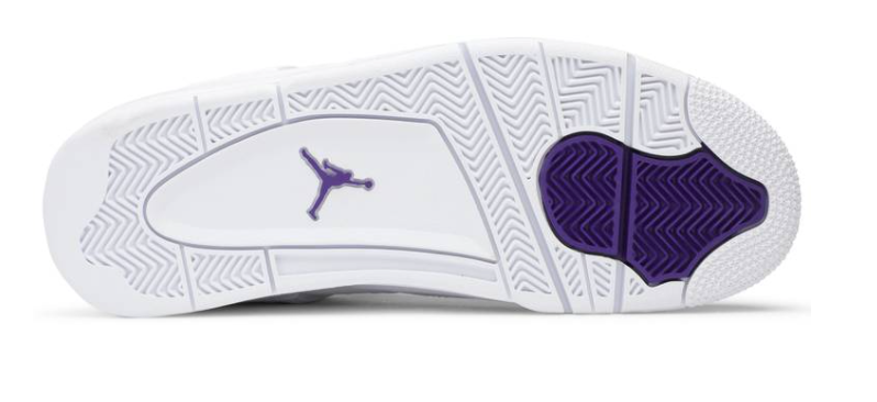 AIR JORDAN 4 RETRO "METALLIC PURPLE" - The Edit Man London Online