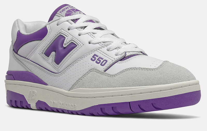 New balance white and purple Clearance