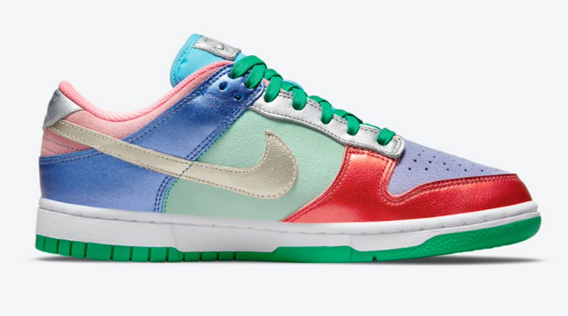 NIKE DUNK LOW METALLIC MISMATCH MULTI - The Edit LDN