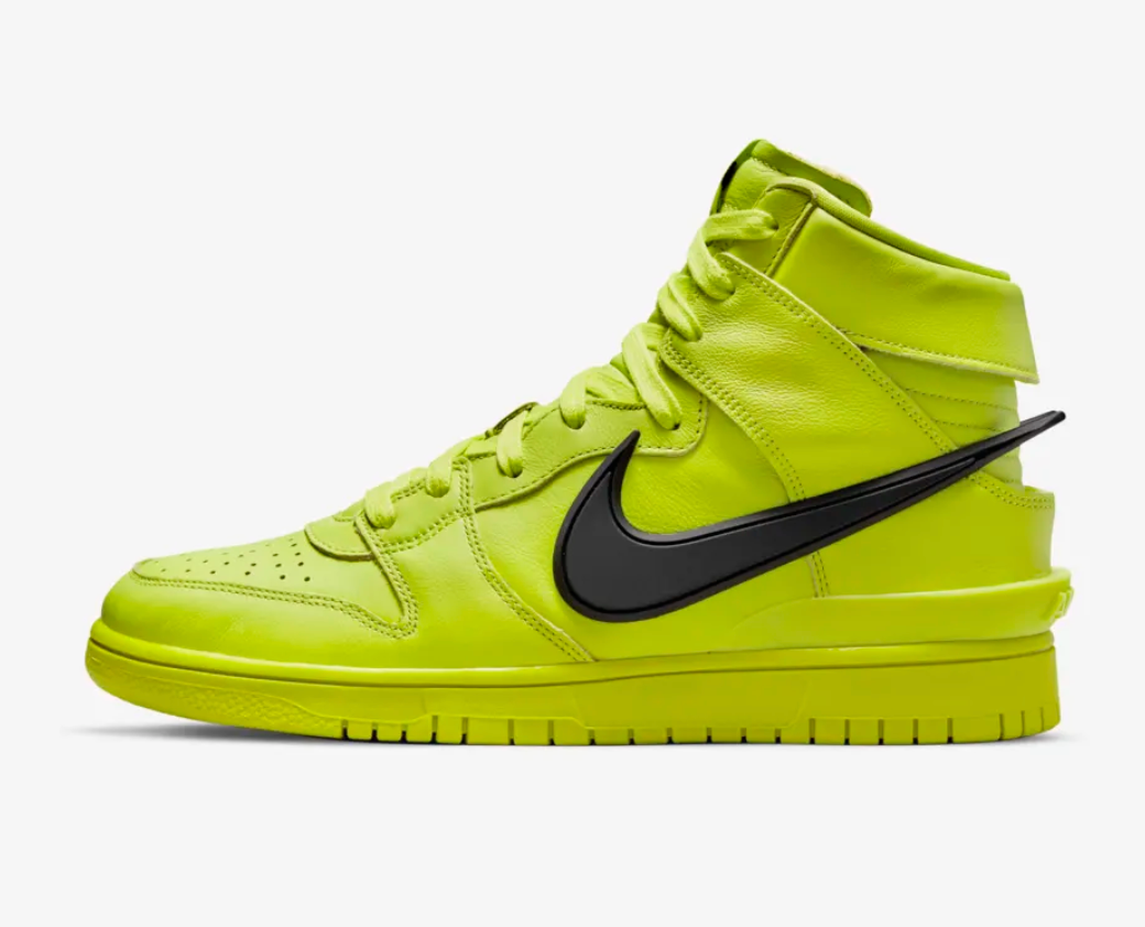 NIKE DUNK HIGH AMBUSH FLASH LIME - The Edit LDN