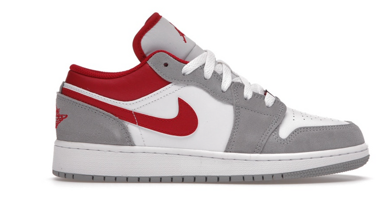JORDAN 1 LOW GREY RED (GS) - The Edit LDN