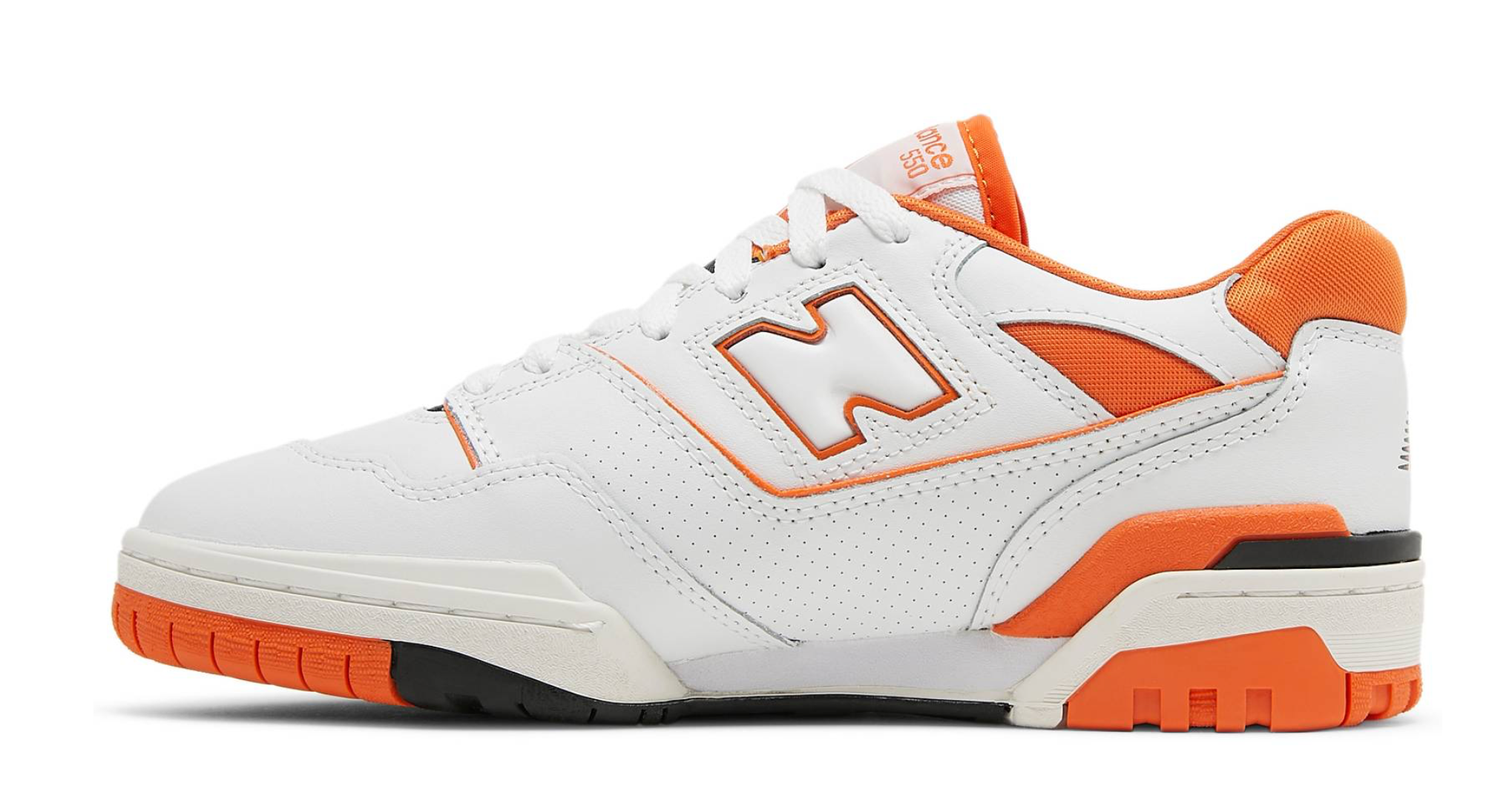Orange and 2025 white new balance