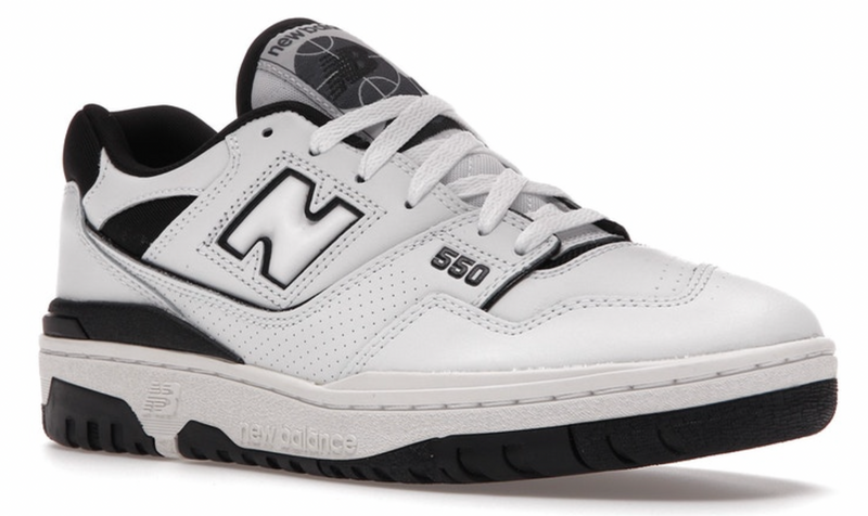 NEW BALANCE 550 WHITE BLACK - The Edit LDN