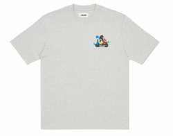 PRE LOVED - PALACE JCDC2 T-SHIRT GREY MARL - The Edit LDN