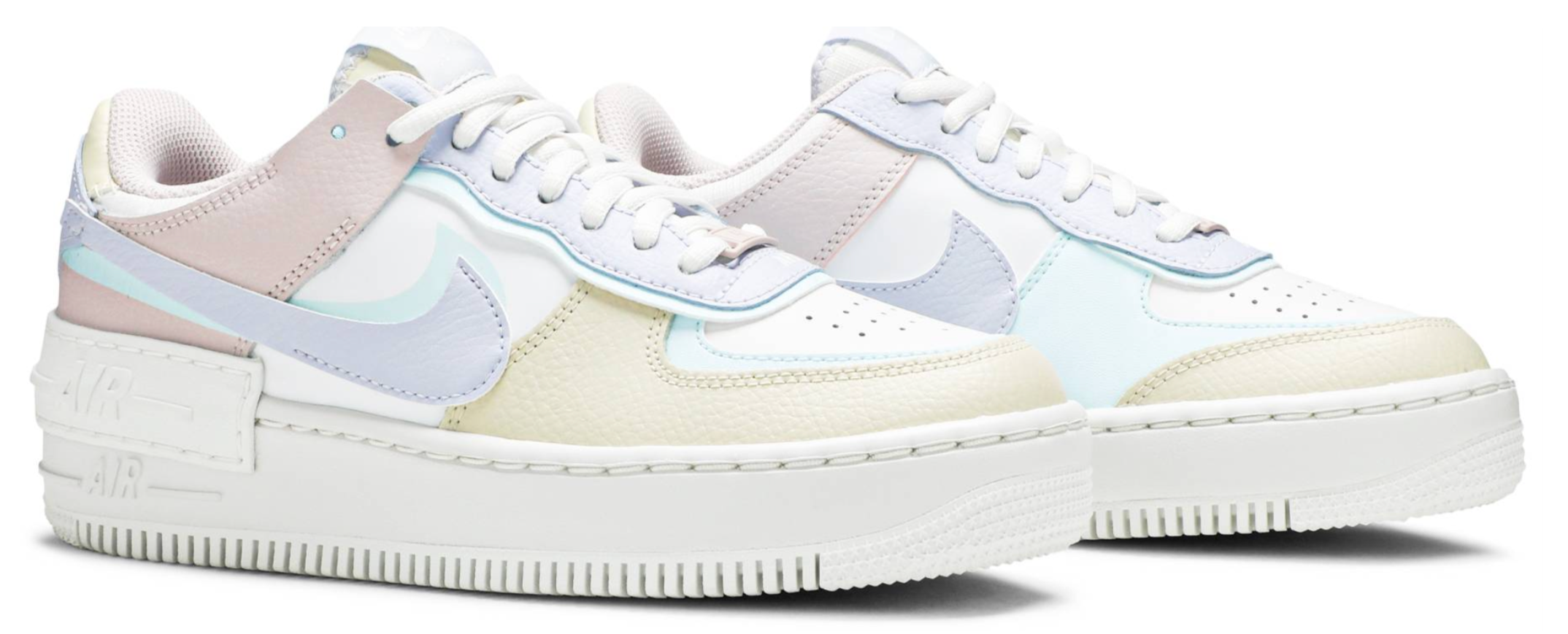 NIKE AIR FORCE 1 LOW SHADOW WHITE GLACIER BLUE GHOST W