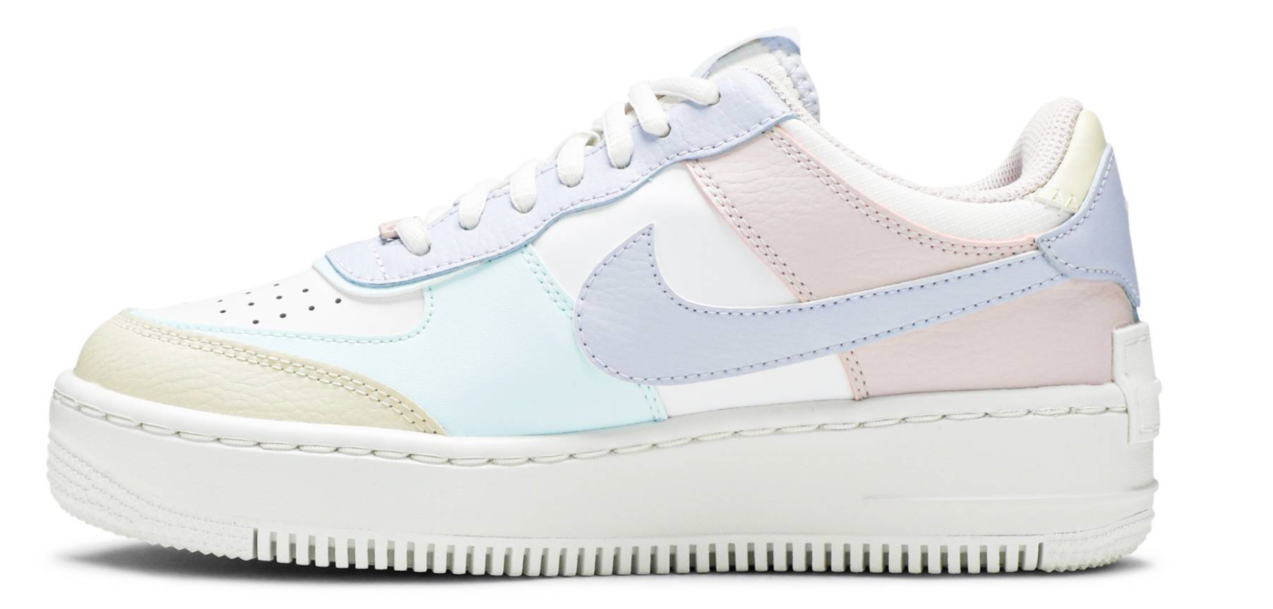 NIKE AIR FORCE 1 LOW SHADOW WHITE GLACIER BLUE GHOST (W) - The Edit LDN