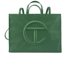 TELFAR SHOPPING BAG LARGE LEAF - The Edit LDN
