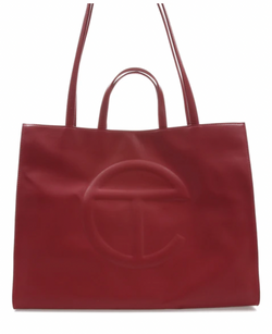 TELFAR SHOPPING BAG LARGE OXBLOOD - The Edit LDN