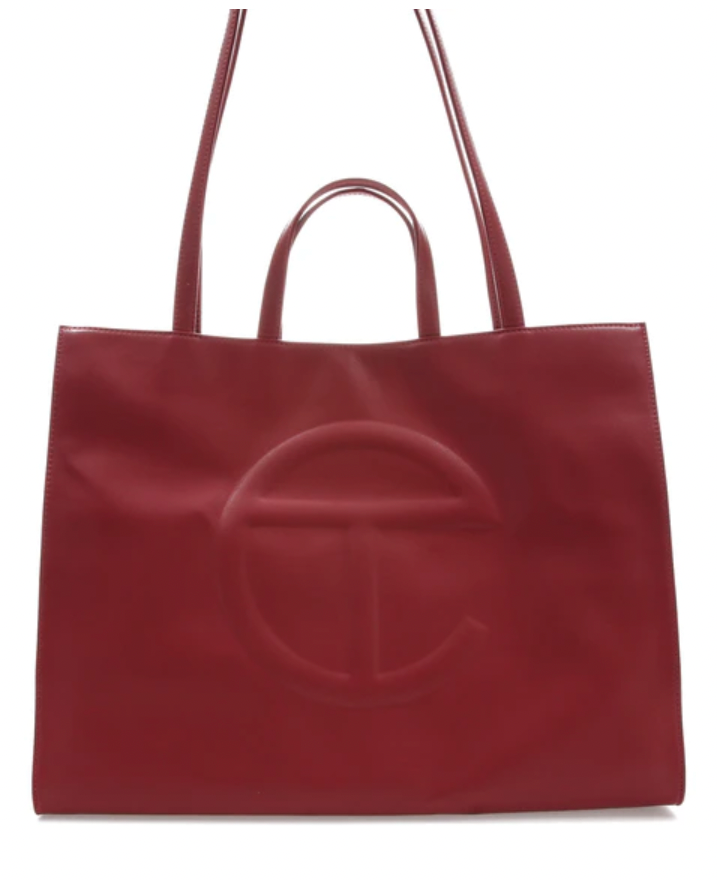 TELFAR SHOPPING BAG LARGE OXBLOOD - The Edit LDN