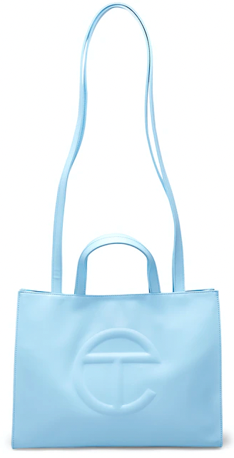 TELFAR SHOPPING BAG MEDIUM POOL BLUE - The Edit LDN