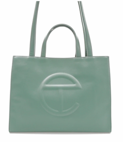 TELFAR SHOPPING BAG MEDIUM SAGE - The Edit LDN