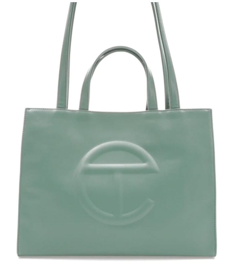 TELFAR SHOPPING BAG MEDIUM SAGE - The Edit LDN