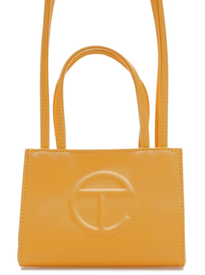 TELFAR SHOPPING BAG SMALL YELLOW - The Edit LDN