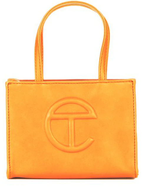 TELFAR SHOPPING BAG SMALL ORANGE - The Edit LDN
