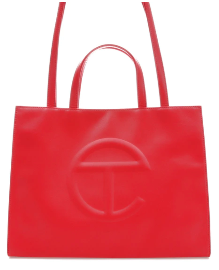 TELFAR SHOPPING BAG MEDIUM RED - The Edit LDN