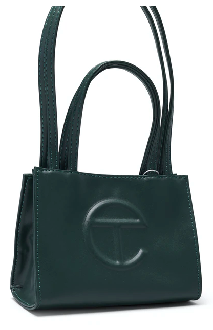 TELFAR SHOPPING BAG SMALL DARK OLIVE - The Edit LDN