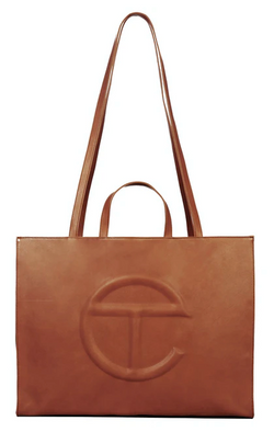 TELFAR SHOPPING BAG LARGE TAN - The Edit LDN