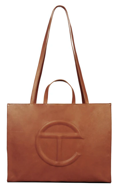 TELFAR SHOPPING BAG LARGE TAN - The Edit LDN