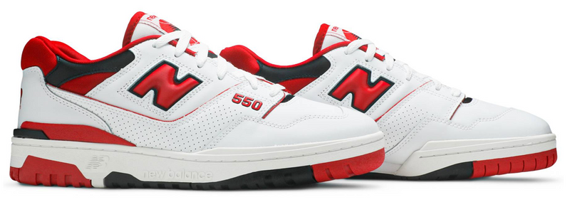 NEW BALANCE 550 WHITE RED - The Edit LDN