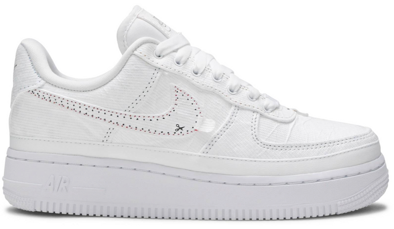 NIKE AIR FORCE 1 LX TEAR AWAY RED SWOOSH (W) - The Edit LDN
