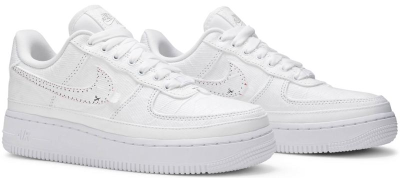 NIKE AIR FORCE 1 LX TEAR AWAY RED SWOOSH (W) - The Edit LDN