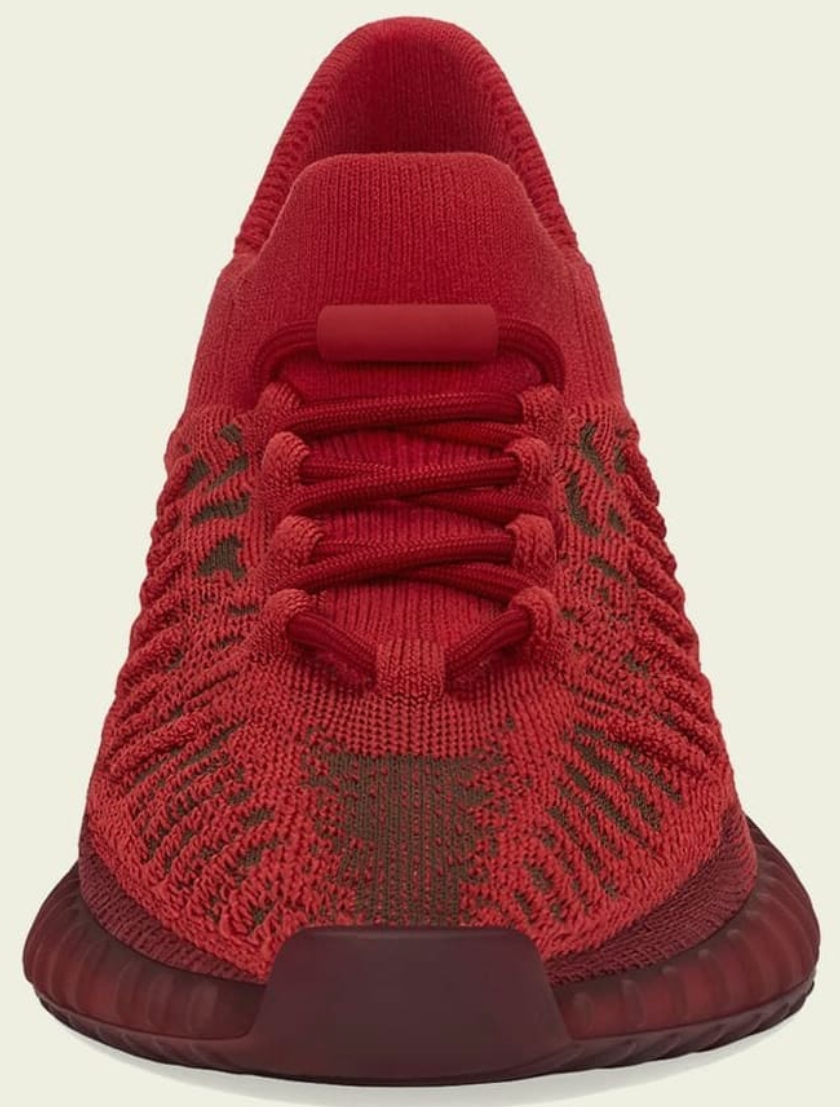 YEEZY BOOST 350 V2 CMPCT SLATE RED - The Edit LDN