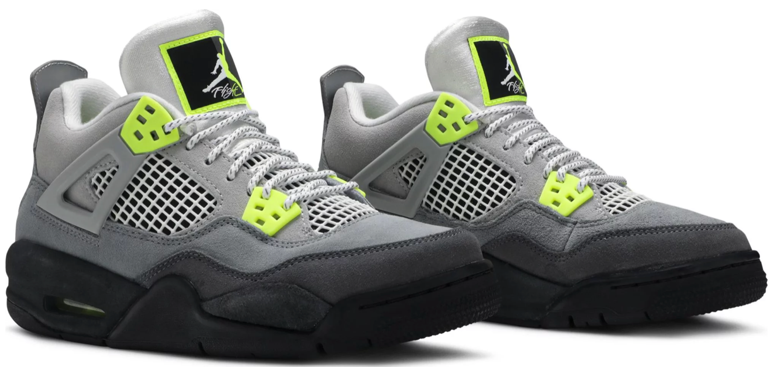 Jordan retro 4 lime green sales