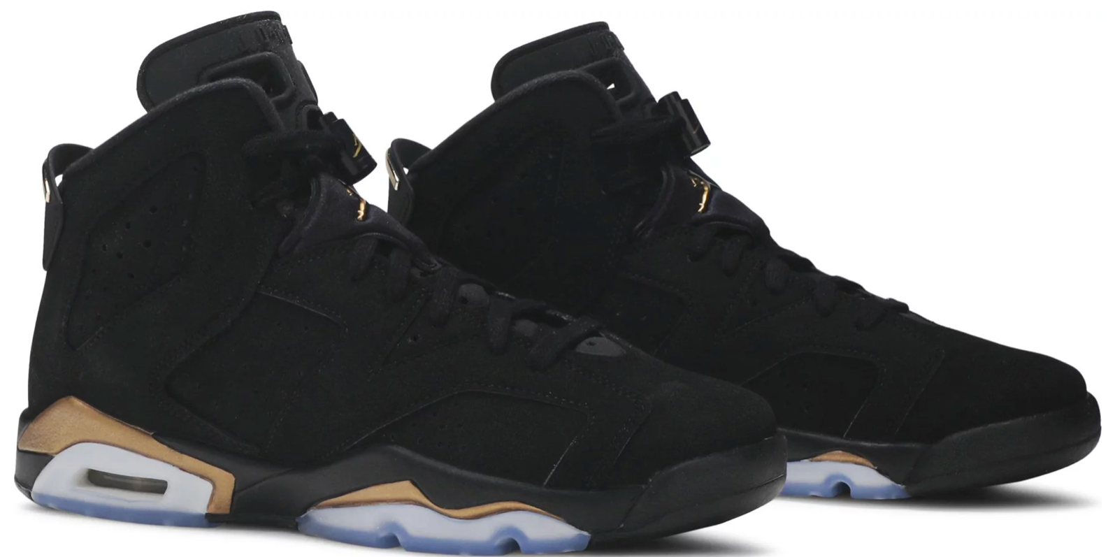 Jordan retro 6 black and deals gold
