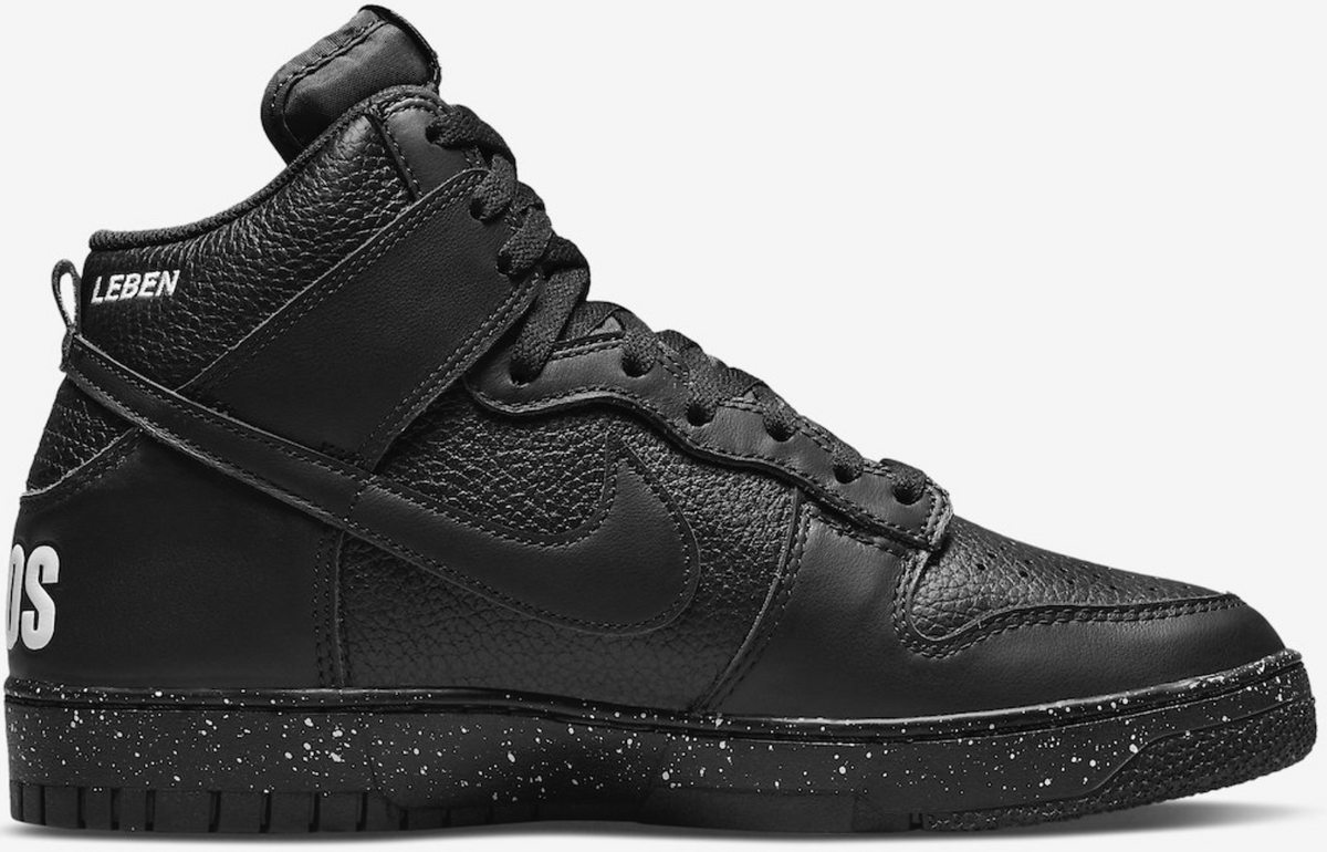 Black dunks high outlet