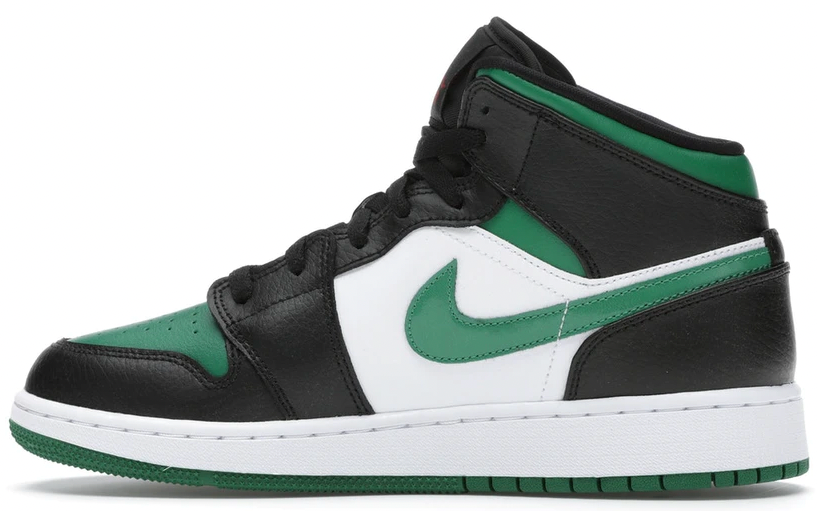 Jordan 1 mid shop green toe